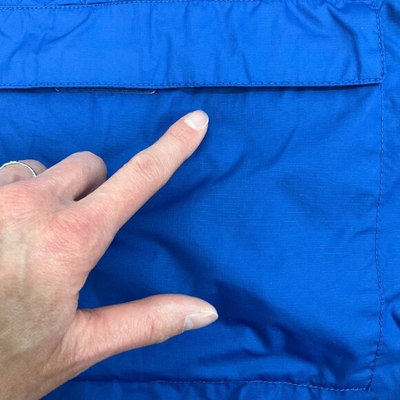 The North Face Boys Blue Windbreaker Rain Jacket Size XL Outdoor Hiking Camping - Picture 10 of 16